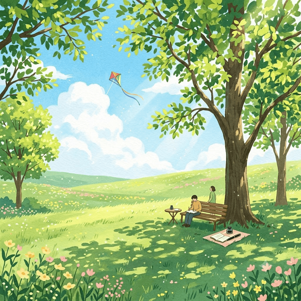 바람에 띄운 펜 끝에서