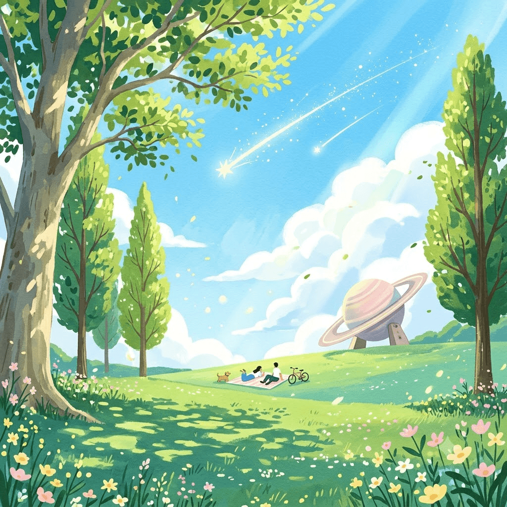 별똥별의 숨결, 행성의 발걸음