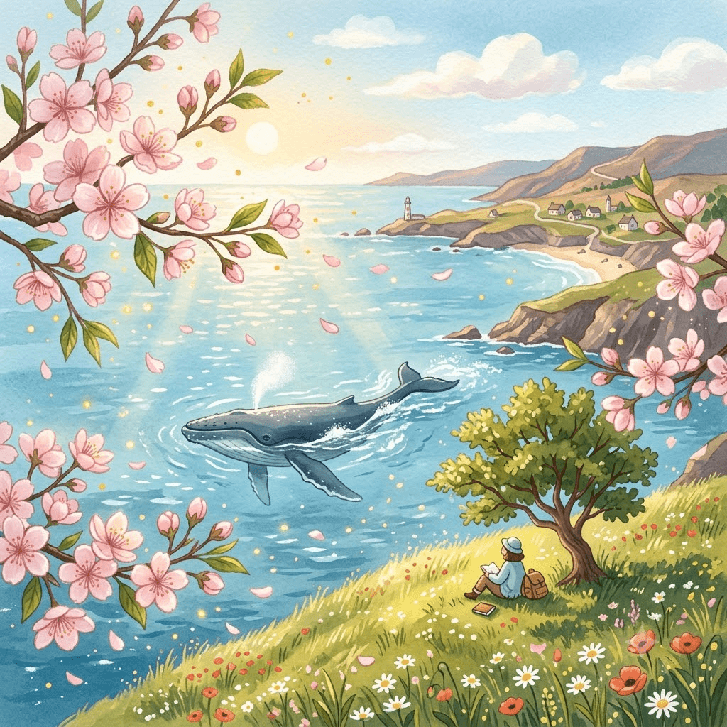 깊은 바다와 찰나의 꽃잎