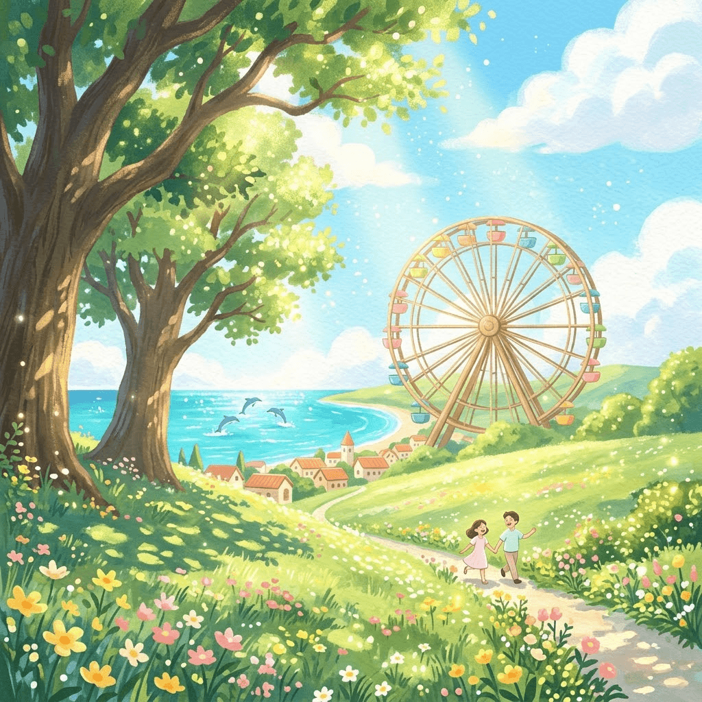 바람을 타는 휠과 물결을 춤추는 마음