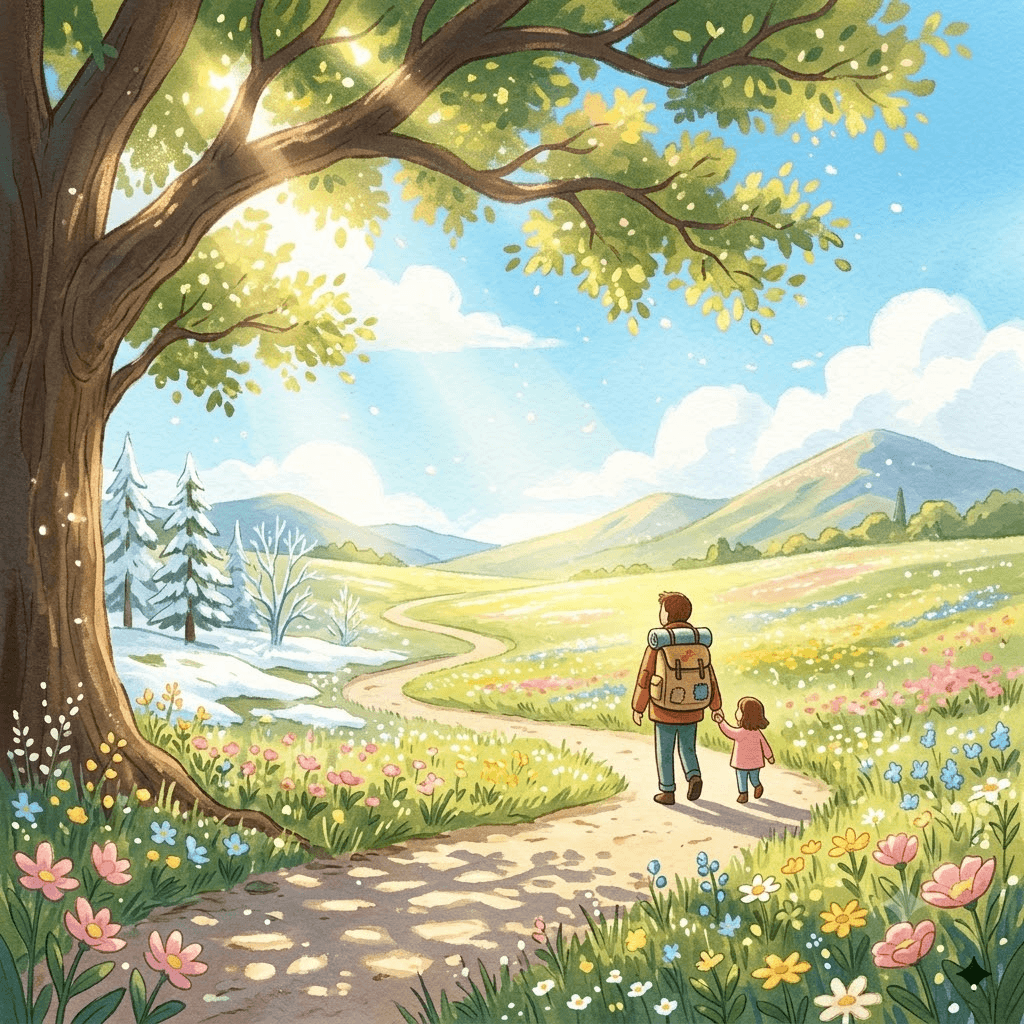 겨울날의 배낭